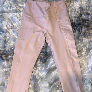 Pink Athletic Full-Length Petite Leggings